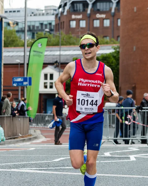 Bristol, Inglaterra - 13 DE SETEMBRO DE 2015 Meia Maratona de Bristol 2015 — Fotografia de Stock