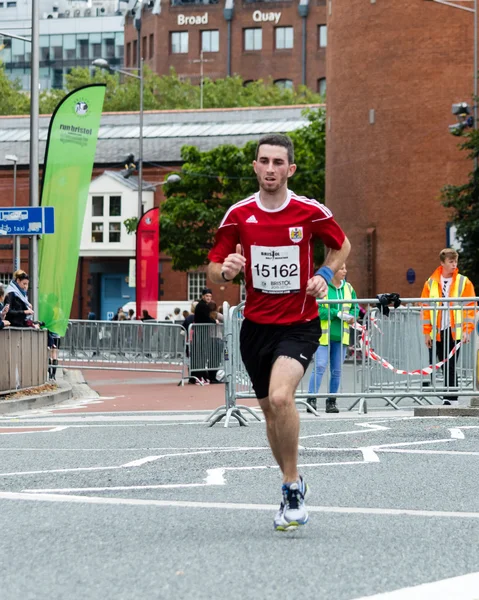 Bristol, england - 13. september 2015 bristol halbmarathon 2015 — Stockfoto