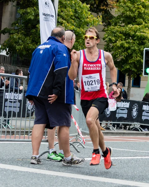 Bristol, england - 13. september 2015 bristol halbmarathon 2015 — Stockfoto