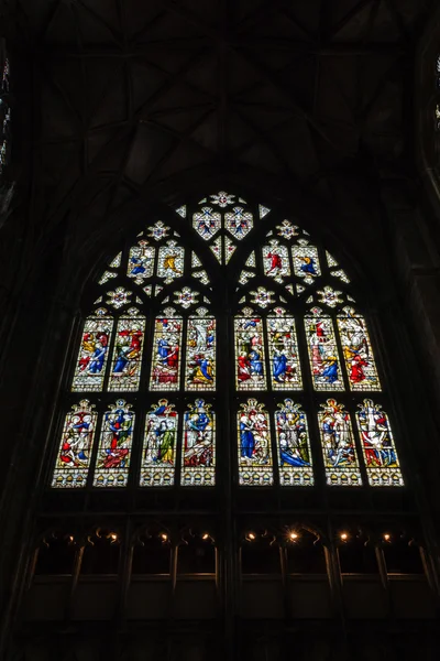 ENGLAND, GLOUCESTER - 22 SEP 2015: Gloucester Cathedral inside — стокове фото