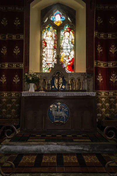 England, Gloucestershire - 22. September 2015: Ozleworth, St. Nikolaus — Stockfoto