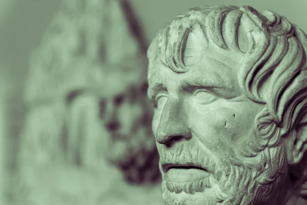 Homero - Versão romana de um original helenístico de cerca de 250-200 a.C. - De Baiae, Itália. Capturado no Museu Britânico de Londres — Fotografia de Stock