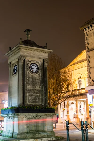 William Thomas Sims Torre del reloj del siglo XIX por la noche — Foto de Stock