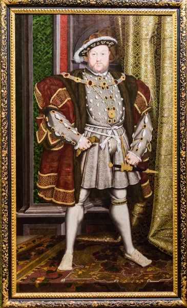 Hans Holbein, o Jovem - Retrato de Henrique VIII, capturado em W — Fotografia de Stock