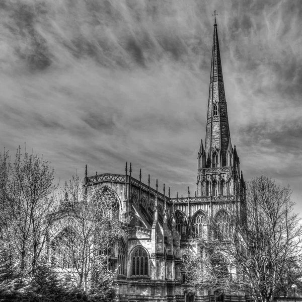 세인트 메리 레드 클리프 브리스톨, 영국 고딕 건축 교회 — 스톡 사진