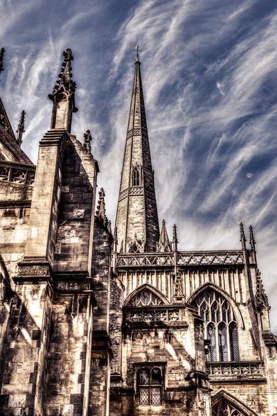 St Mary Redcliffe Bristol, iglesia de arquitectura gótica inglesa — Foto de Stock