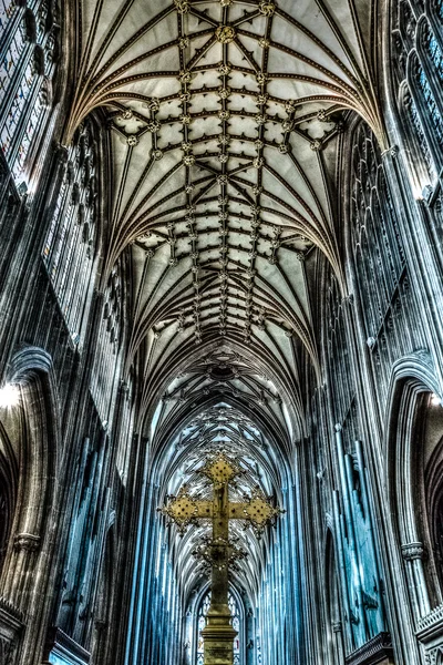 St Mary Redcliffe Bristol, iglesia de arquitectura gótica inglesa — Foto de Stock