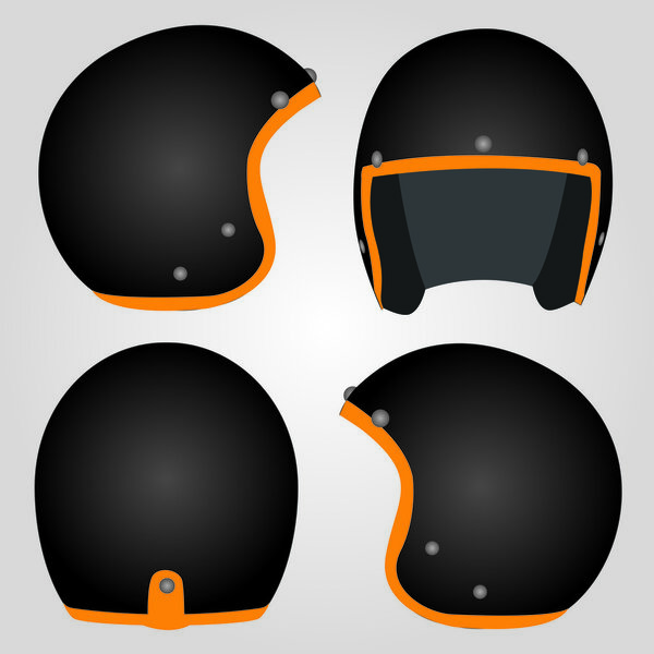 Retro Motorcycle Helmet