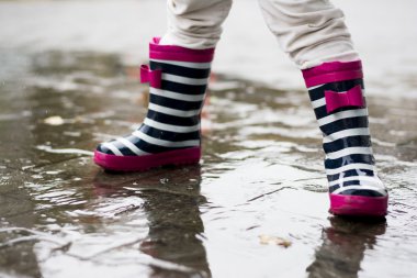 Boots for rainy days clipart
