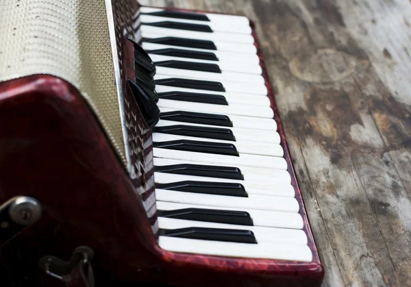Klawiatura z accordian — Zdjęcie stockowe