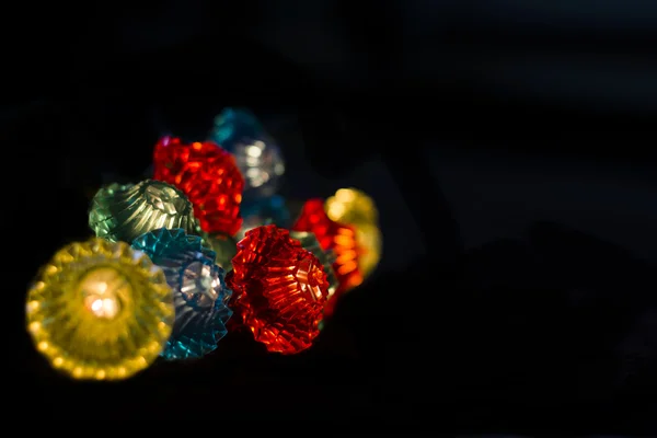 Lumières de Noël colorées — Photo