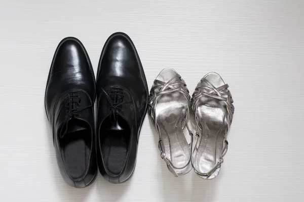 Chaussures de mariage homme et femme — Photo