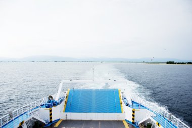 Bir feribot arka yüzü 