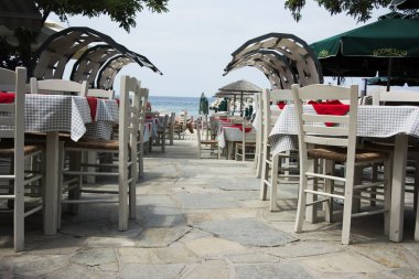Potos 'taki Yunan restoranı Thassos