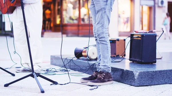 Street musician — Stock Photo, Image