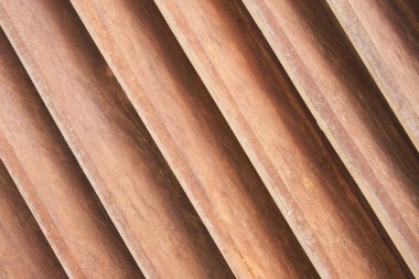 Pencere perdesi deseni, tahtadan yapılmış.