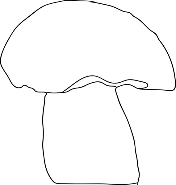 Houbová ikonu, houbová ikonu Eps10, houbová ikona Vektor — Stock fotografie