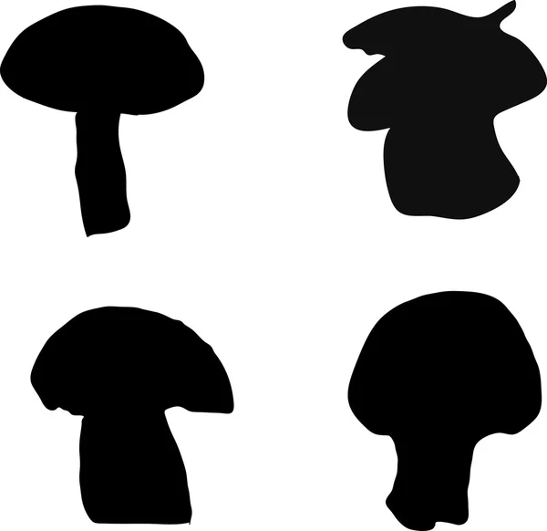 Icona dei funghi, Icona dei funghi Eps10 , — Foto Stock