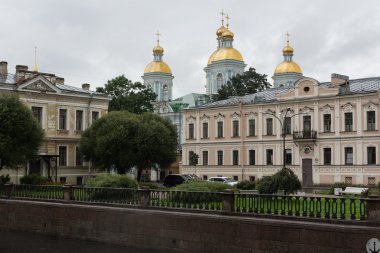 St. Nicholas Katedrali, Saint-Petersburg, Rusya.