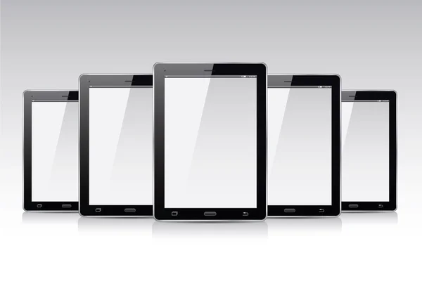 Set of Tablets. Vector Illustration. — Stock Vector