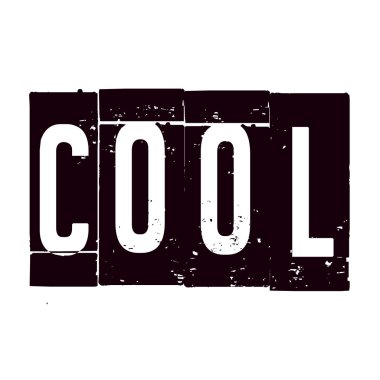 Siyah vektör grunge damga serin