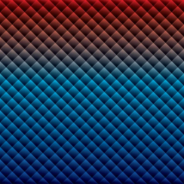 Fondo de píxeles vector azul y rojo — Vector de stock