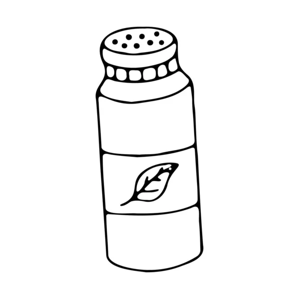 Simple Vector Illustration Baby Powder — Stock Vector