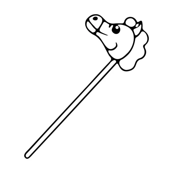 Einfache Vektorillustration Mit Einem Spielzeug Als Doodle Symbol — Stockvektor