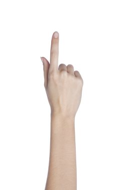 Parmak ile kadın elini tuttum, yakın çekim