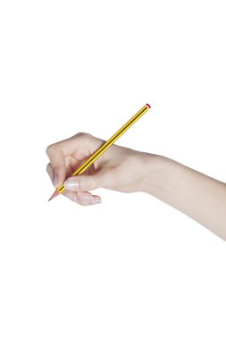 Kalem, yakın çekim tutmak el