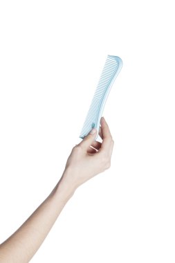 Saç tarak, yakın çekim tutmak el