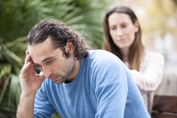 Young couple having relationship problems — Stock Photo, Image