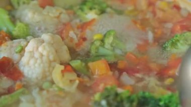 Lezzetli renkli sebze