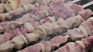 Barbekü grliling şiş kebap