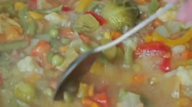 Lezzetli renkli sebze