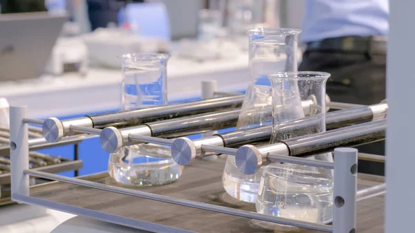 Orbital shaker for mixing, shaking, blending biological samples in glass vials