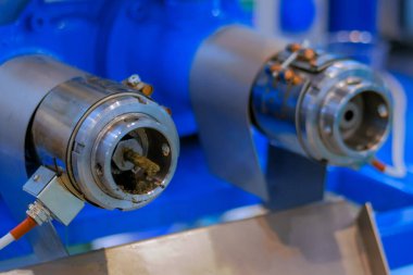 Hayvan gıda ve petrol üreticisi - fuardaki üretim hattını besleyin - kapatın