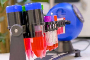 Biyolojik örnekleri karıştırmak için dijital tüp rotatörü: Kapat