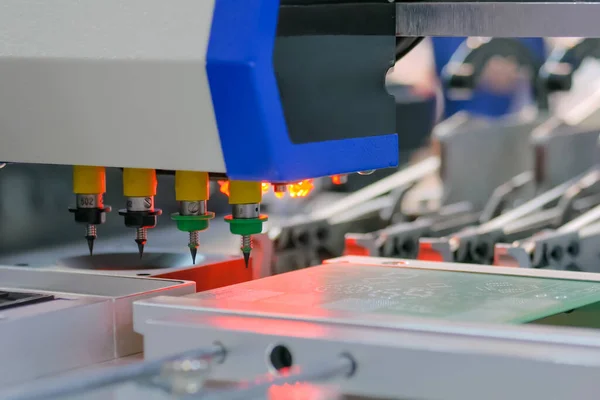 Process of selective soldering components to printed circuit boards at factory