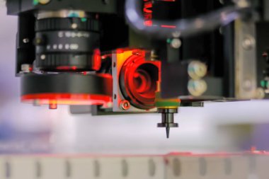 Otomatik SMD seçim ve yerleştirme makinesi montaj bilgisayar devre kartı: kapat