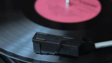 Kayıt vinil vintage renk tonu pikap