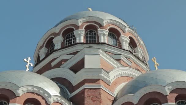 Cattedrale di Spaso-Preobrazhensky nella città di Nizhny Novgorod — Video Stock