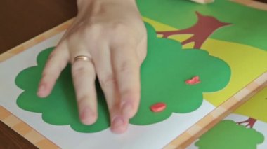 Çocuk hamuru sculpts