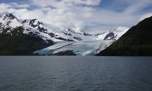 Portage Gleccser Alaszkai Chugach Nemzeti Erdőben 2016 Június — Stock Fotó