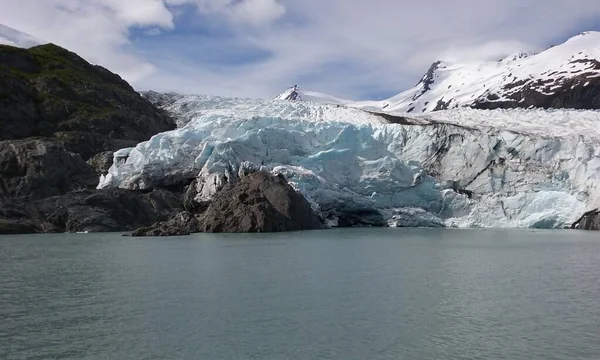 Παγετώνας Portage στο Εθνικό Δάσος Chugach της Αλάσκας. 13 Ιουνίου 2016 — Φωτογραφία Αρχείου