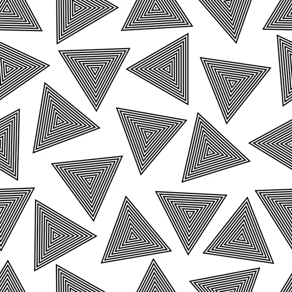 Geometrische Dreiecke nahtloses Muster — Stockvektor
