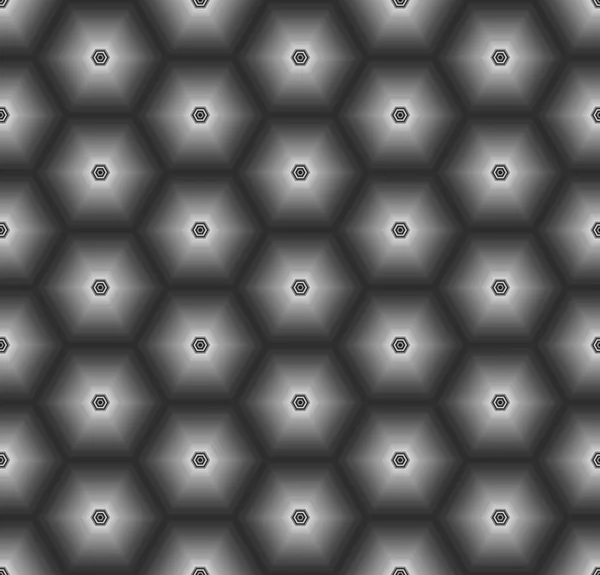 Geometric hexagon seamless pattern — Stock Vector