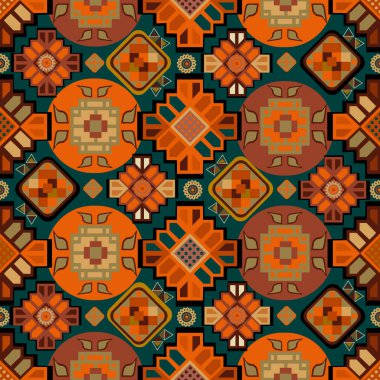 Kusursuz desenli soyut halı