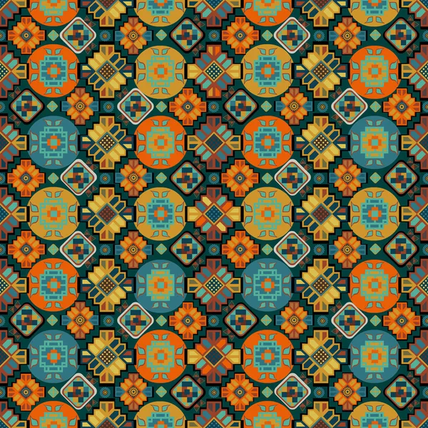 Hladký vzor abstraktní koberec — Stockový vektor