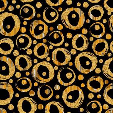 desen şablon vektörü daireler çizer